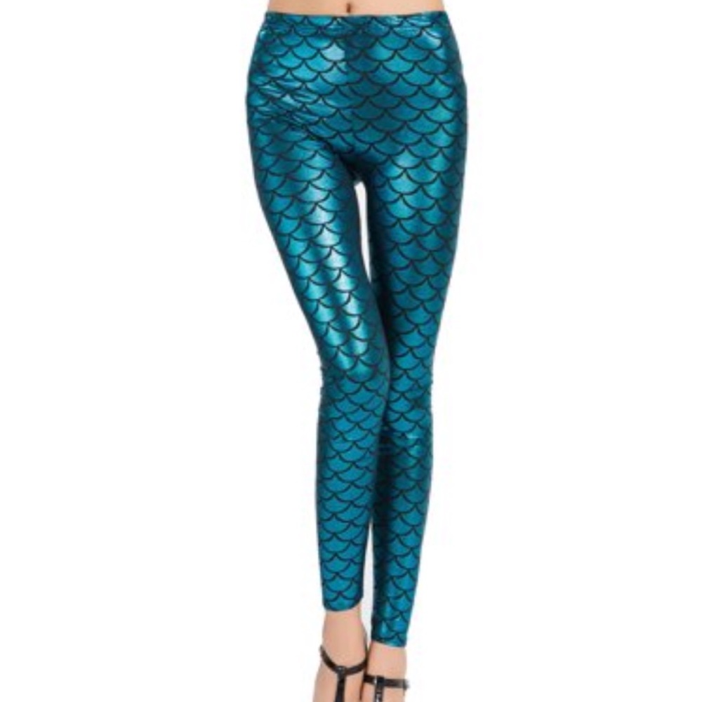 Highwasted mermaid leggings